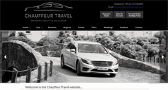Desktop Screenshot of chauffeurtravel.co.uk